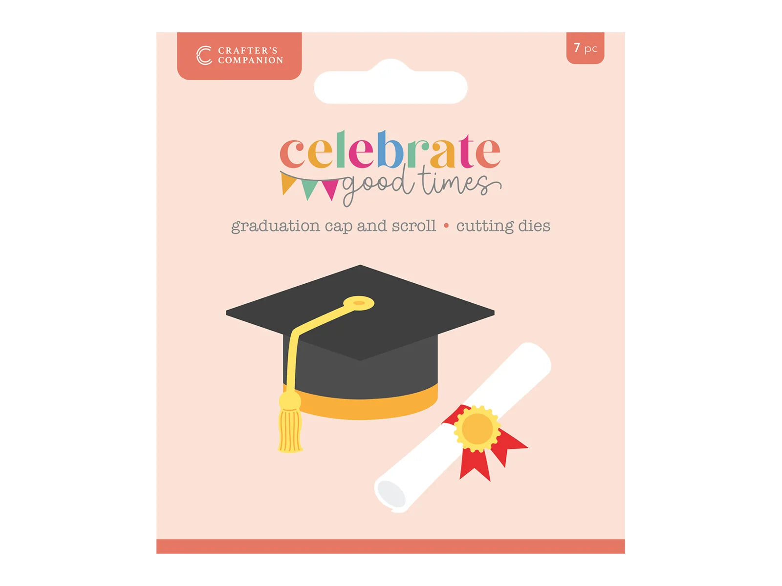 Crafter's Companion Celebrate Good Times Collection Metal Die - Graduation Cap and Scroll