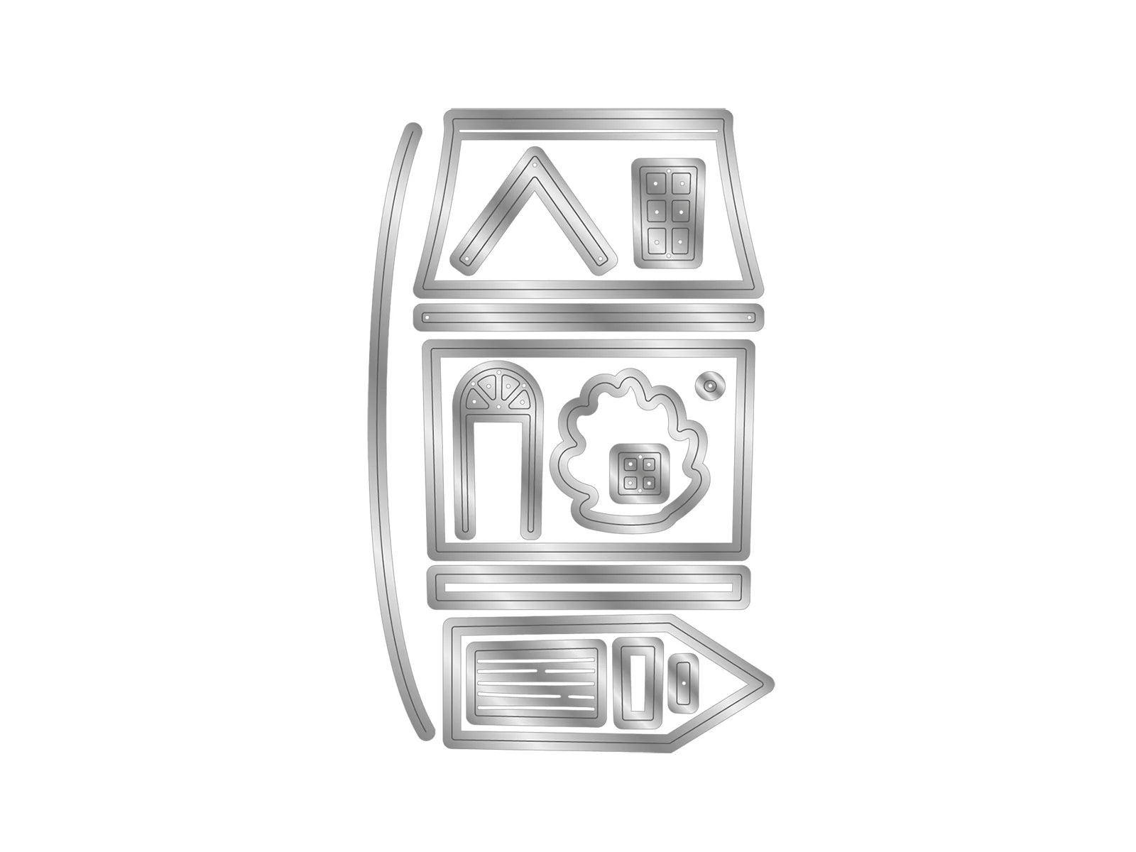 Crafter's Companion Celebrate Good Times Collection Metal Die - House