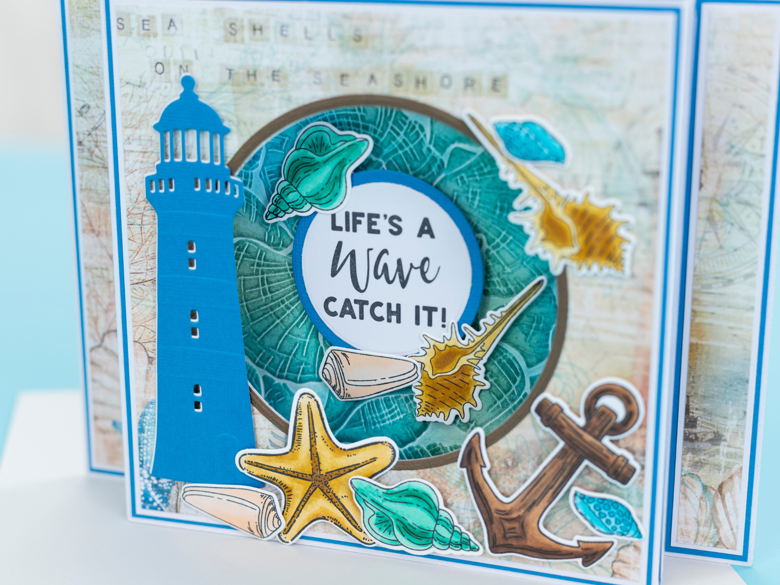 Crafter’s Companion Coastal Collection Photopolymer Stamp - Dance with the Waves