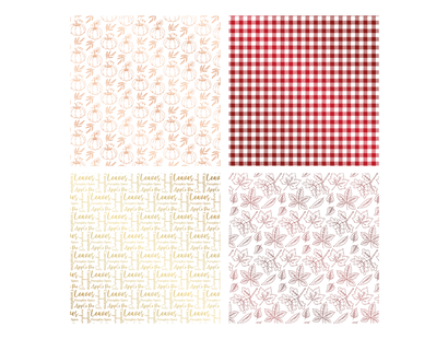 Crafter's Companion - Craft Room Essentials - 12 x 12" Foiled Acetate - Fabulous Fall