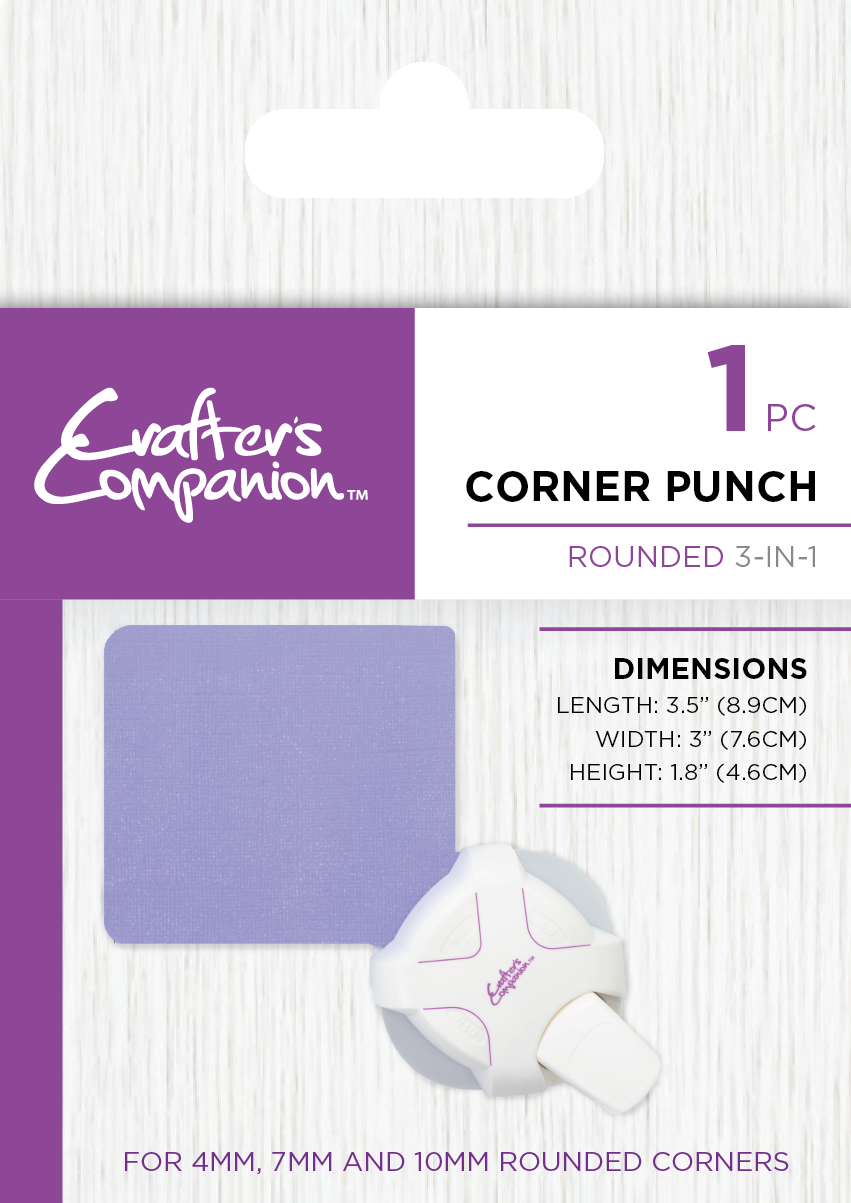 Crafter's Companion 7 Piece Corner Punch Collection