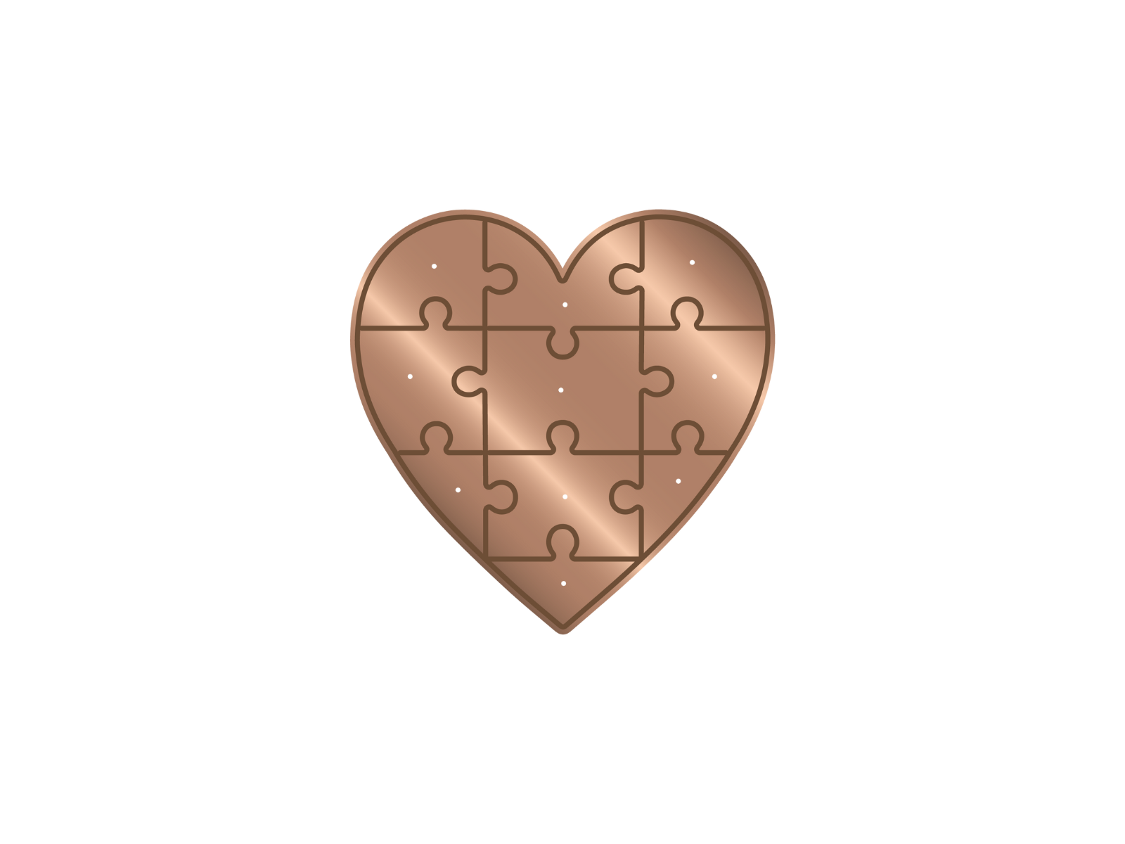 Crafters Companion - Die Cutting & Embossing - Heart Jigsaw