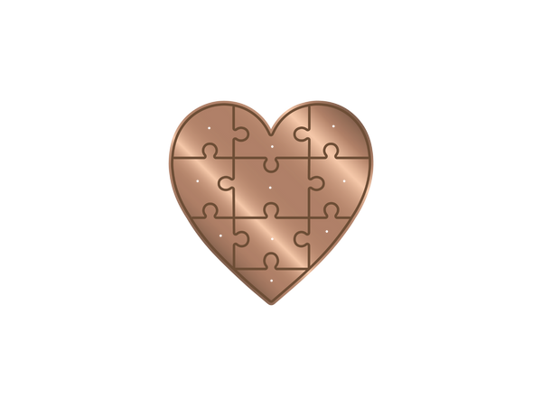 Crafters Companion - Die Cutting & Embossing - Heart Jigsaw