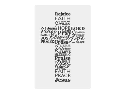 Crafter's Companion Easter Collection 6"x4" 2D Embossing Folder & Metal Die - Easter Blessings