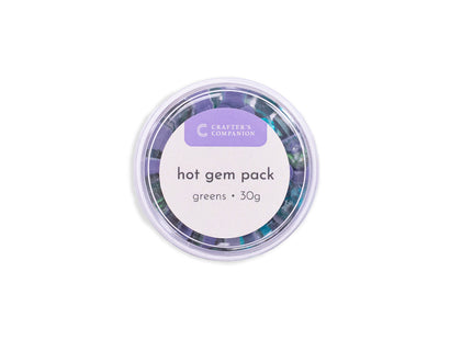 Crafter's Companion Hot Gem Pack - Greens