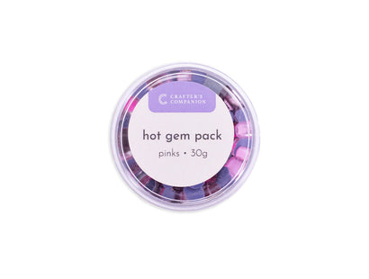 Crafter's Companion Hot Gem Pack - Pinks