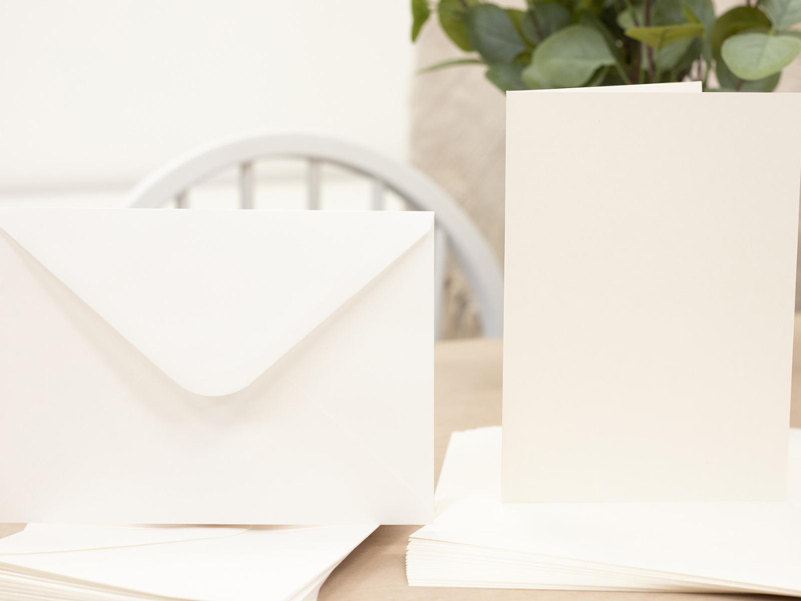 Crafter's Companion  - A5 Ivory Card & Envelopes 50pc