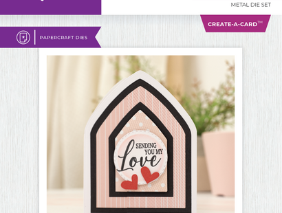 Crafter's Companion Metal Dies Create a Card - Monte Carlo