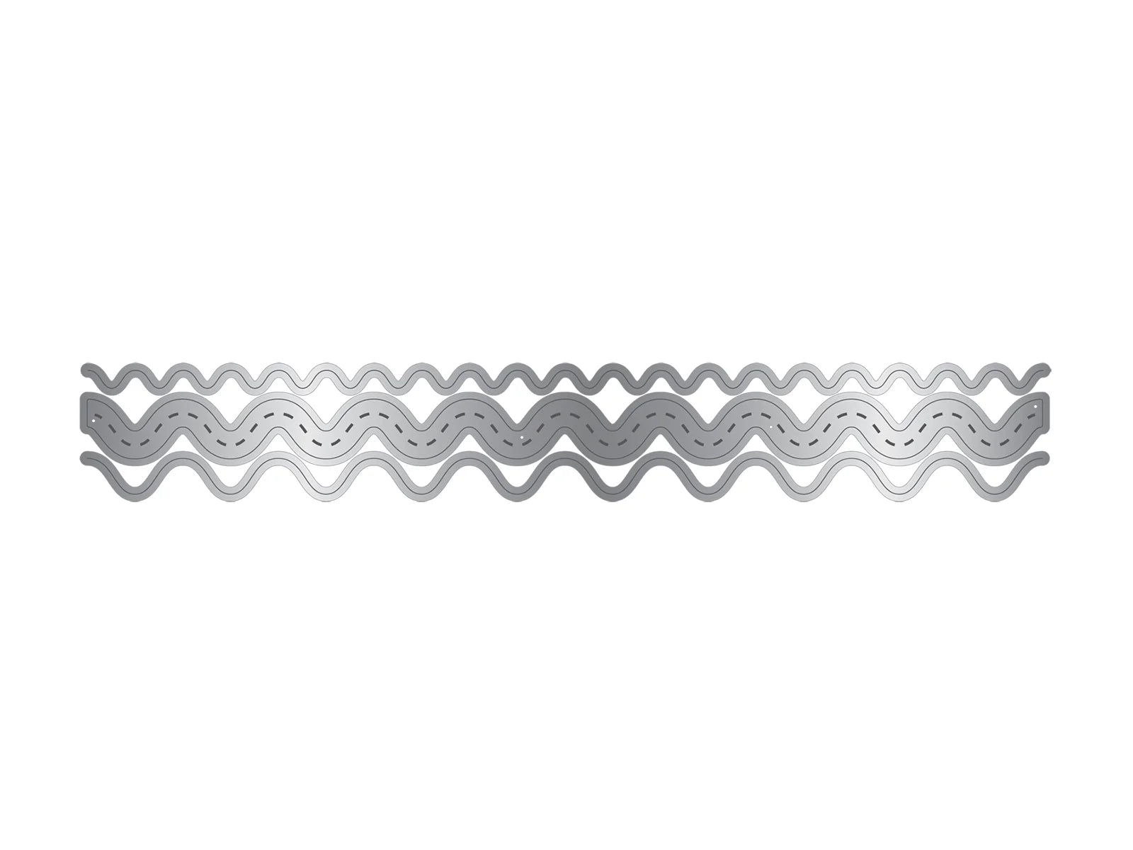 Crafters Companion Ric Rac Metal Die Edgeable - Waves