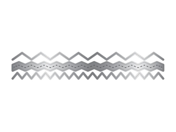 Crafters Companion Ric Rac Metal Die Edgeable - Zig Zag