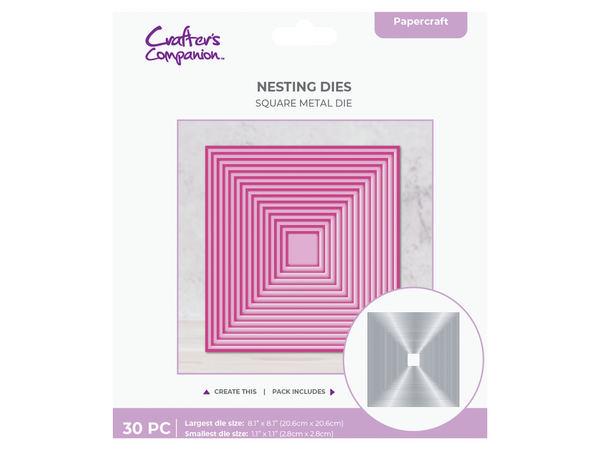 Crafter's Companion Metal Die - 8” Square