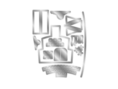 Crafters Companion Metal Die Set - Fairyland Dream Castle