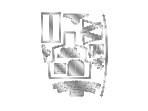 Crafters Companion Metal Die Set - Fairyland Dream Castle