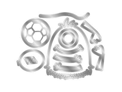 Crafters Companion Metal Die Set - Milo the Monster