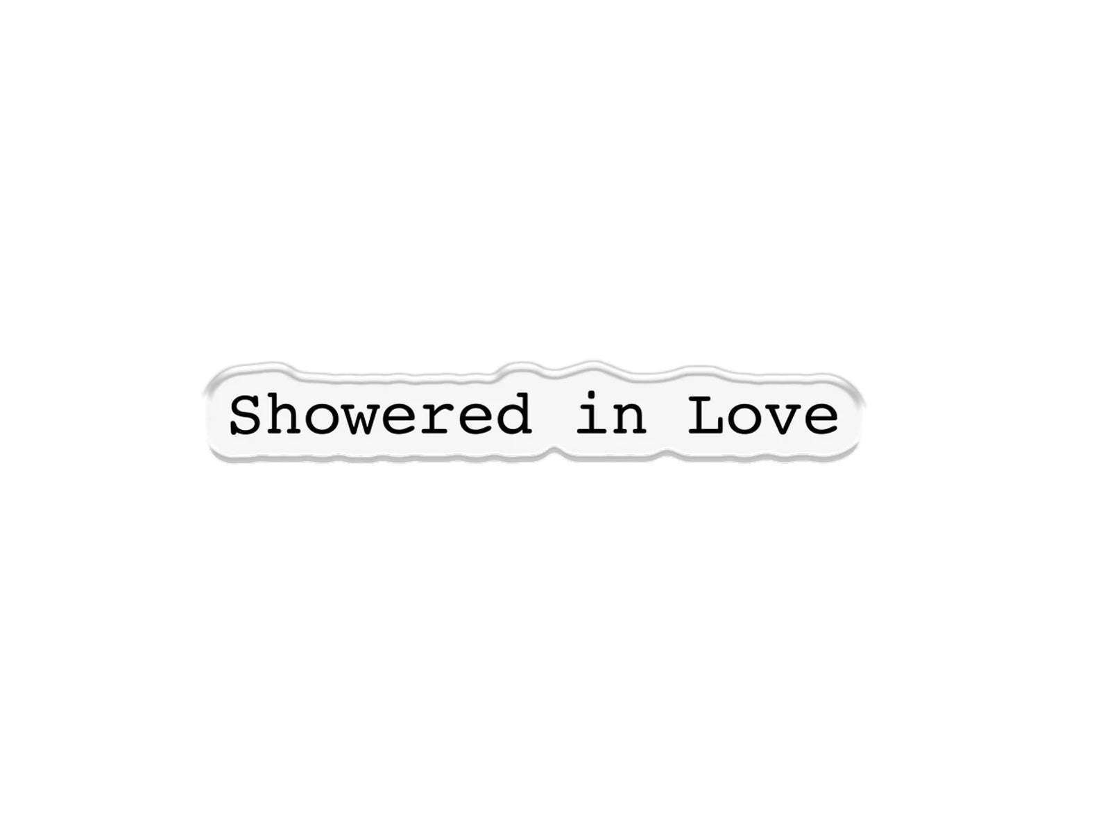 Crafters Companion Metal Die, Stamp & Stencil Set - Showered In Love
