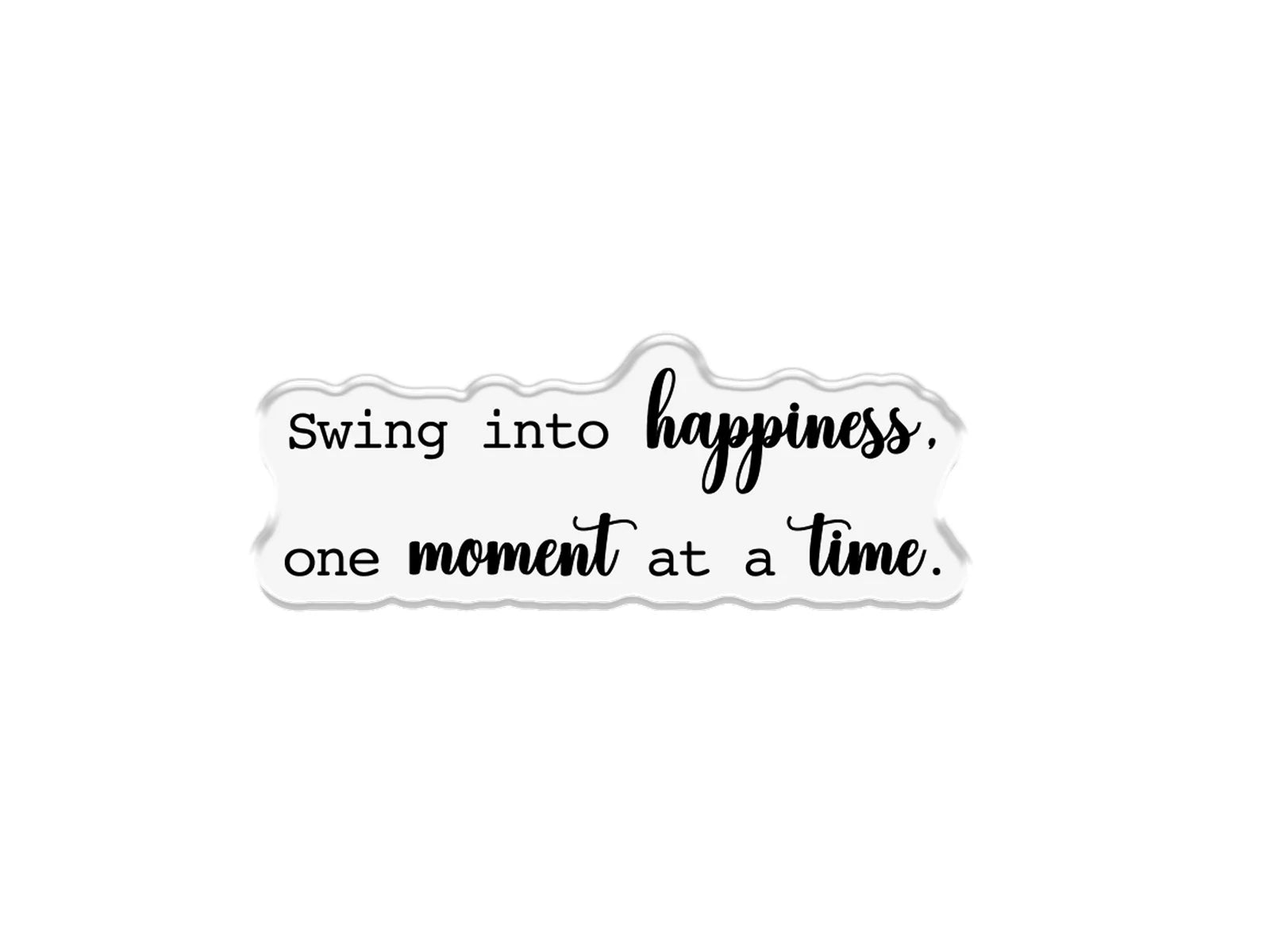 Crafters Companion Metal Die, Stamp & Stencil Set - Swing into Happiness