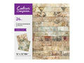 Crafters Companion 12” x 12” Paper Pad - Vintage Scrapbook