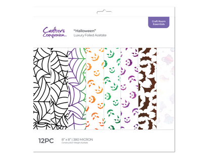 Crafters Companion - Luxury Foiled Acetate Pack - Halloween