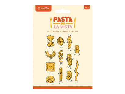Crafter’s Companion Pasta La Vista Stamp & Die - Pasta Party