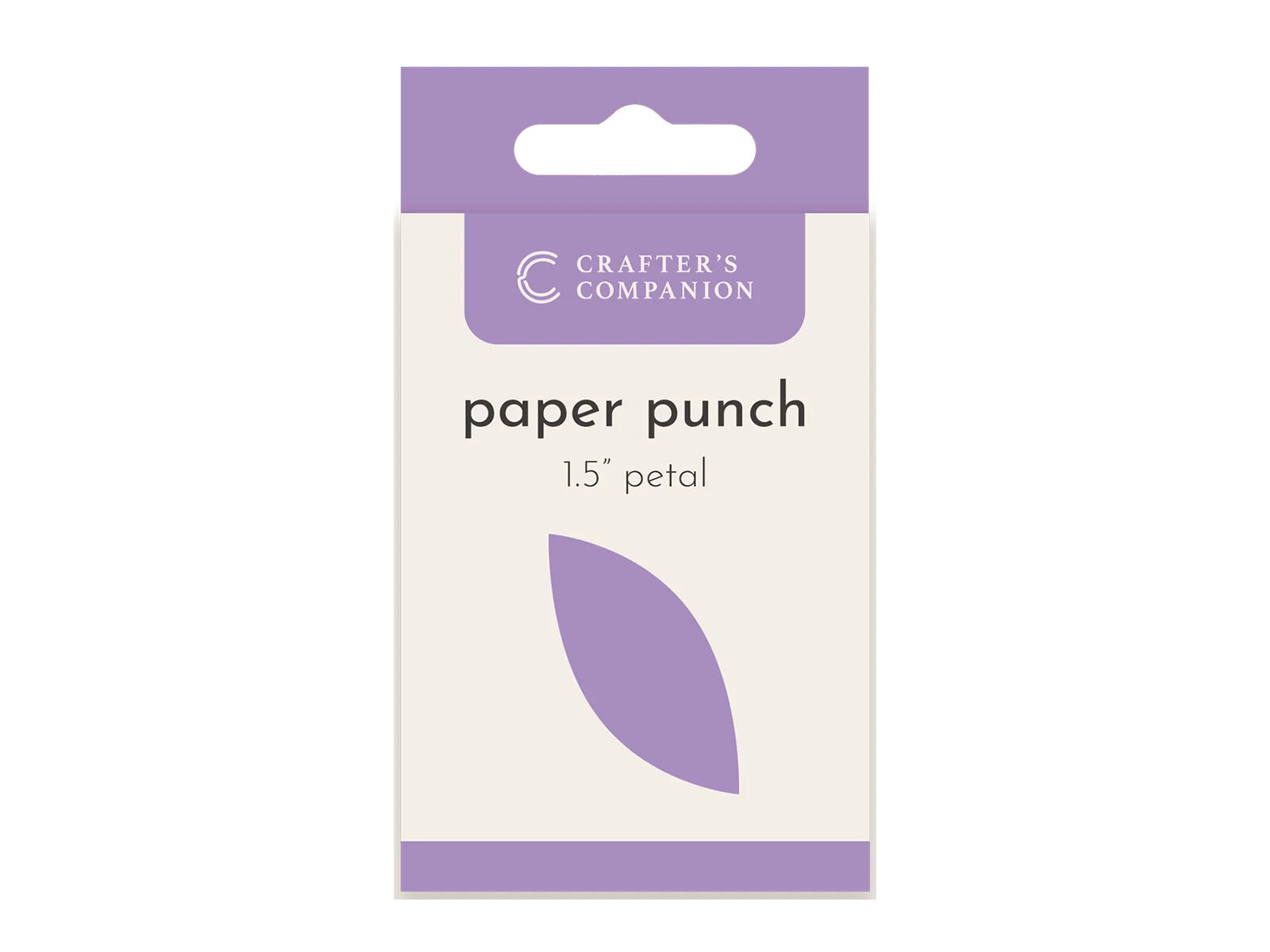 Crafter's Companion Paper Punch - Petal 1.5"
