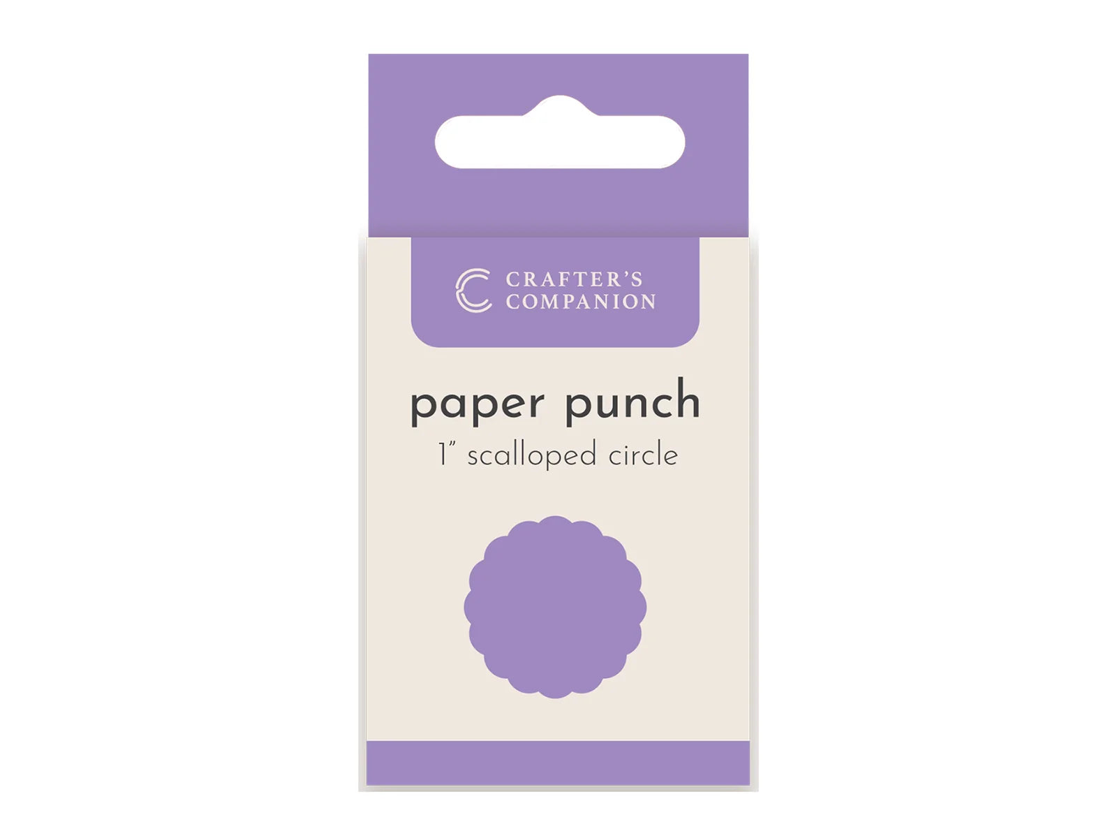 Crafter's Companion Paper Punch - Scalloped Circle 1"