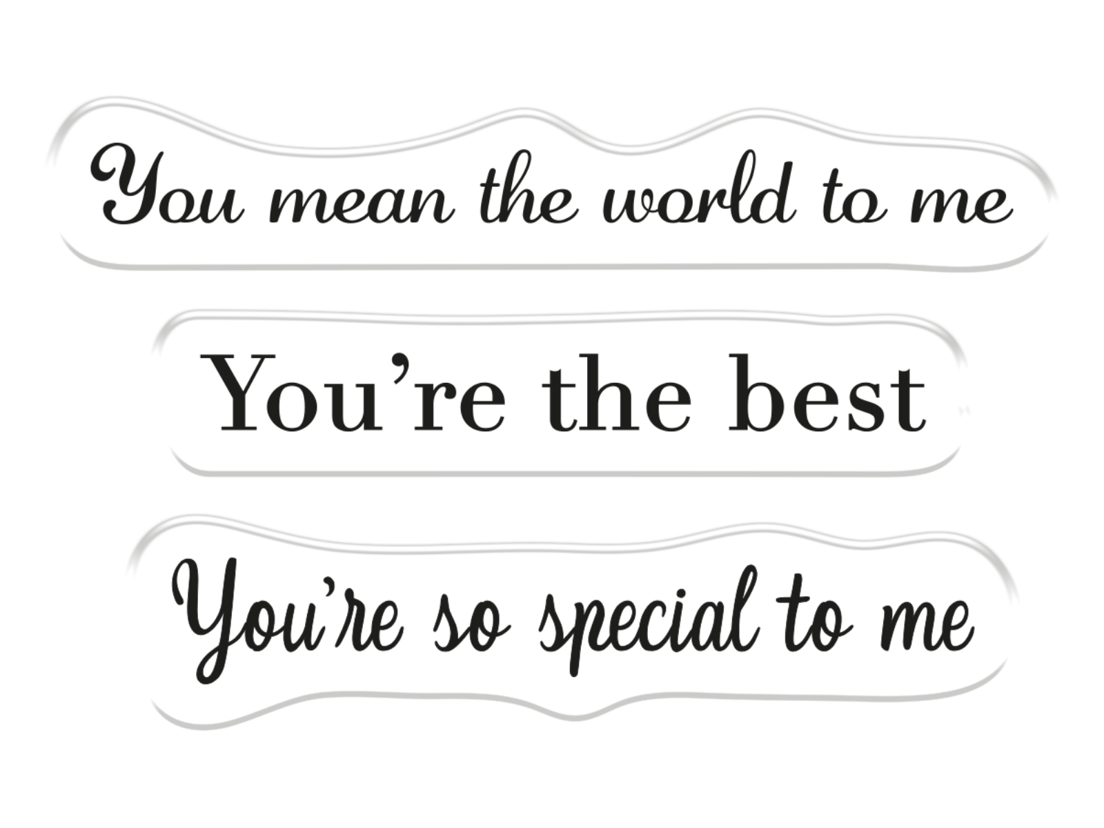 Crafters Companion - Stamp & Die Set - My Friend, You’re The Best