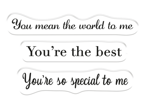 Crafters Companion - Stamp & Die Set - My Friend, You’re The Best