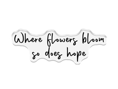 Crafters Companion Stamp and Die - Blooming Flowers