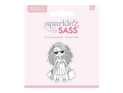 Crafters Companion Stamp & Die - Let’s go Shopping!