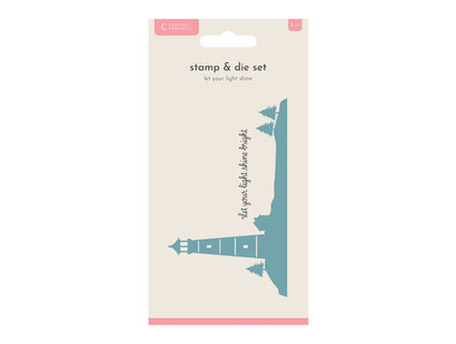 Crafters Companion Stamp and Die -Let your Light Shine