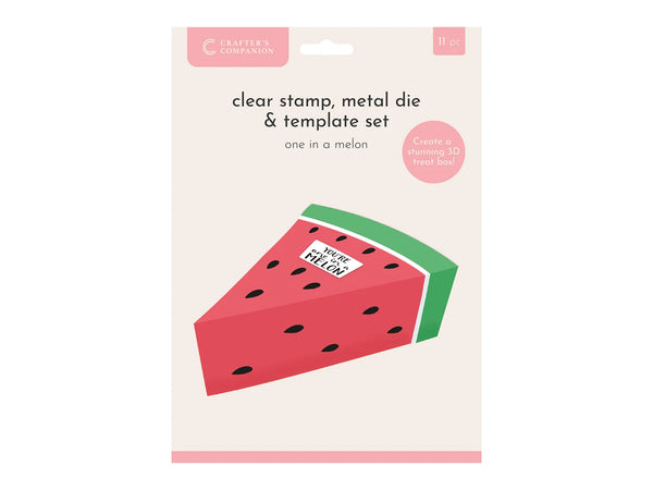 Crafter’s Companion Stamp, Die and Template - One in a Melon