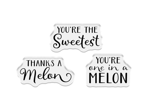 Crafter’s Companion Stamp, Die and Template - One in a Melon