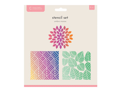 Crafter's Companion Stencils - Ombre Mosaic
