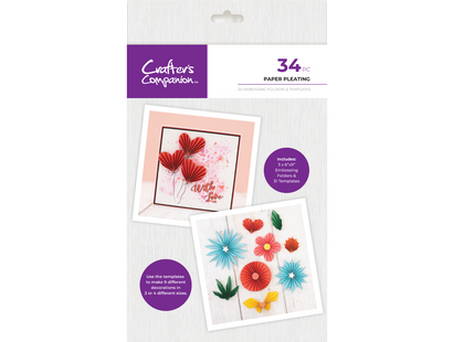 Crafter’s Companion Templates and Embossing Folders - Paper Pleating