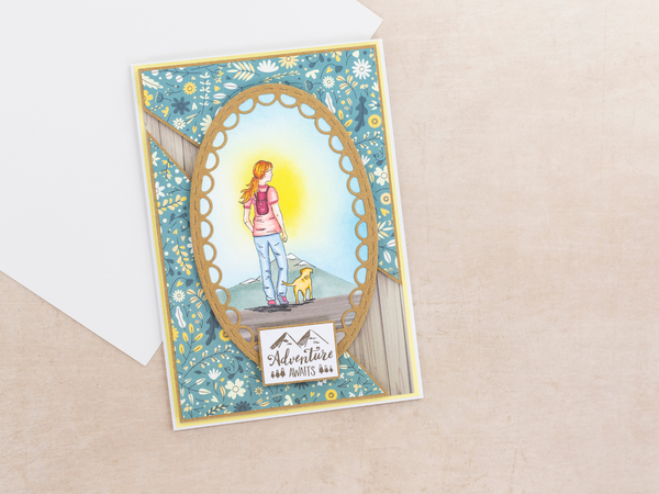 Crafters Companion The Great Outdoors Clear Acrylic Stamp Set - Scenic Route