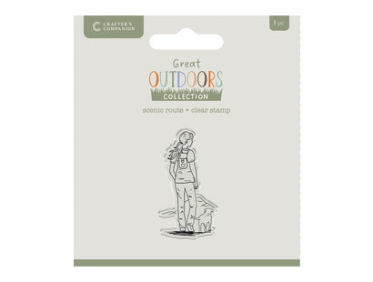 Crafters Companion The Great Outdoors Clear Acrylic Stamp Set - Scenic Route