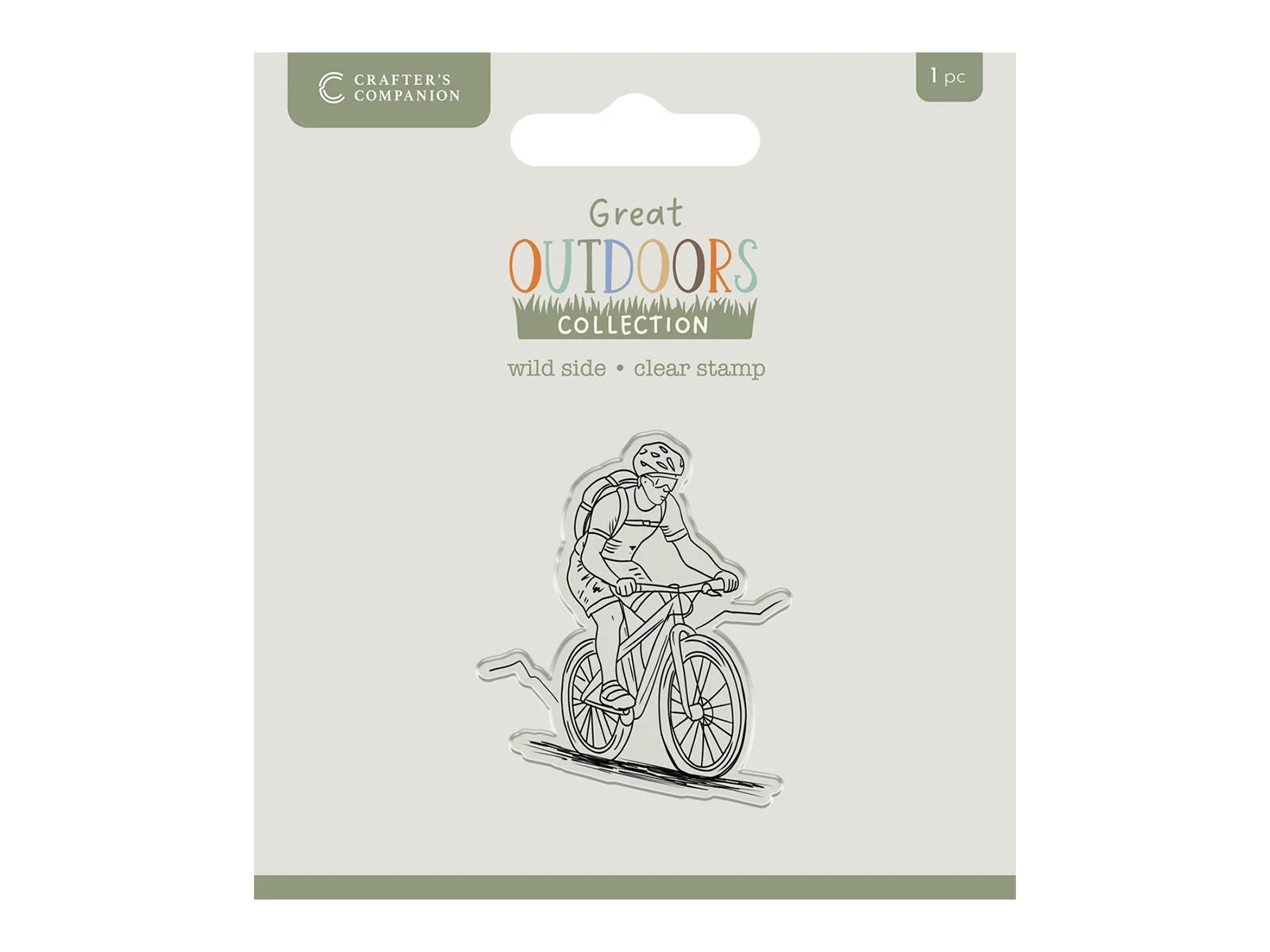 Crafters Companion The Great Outdoors Clear Acrylic Stamp Set - Wild Side