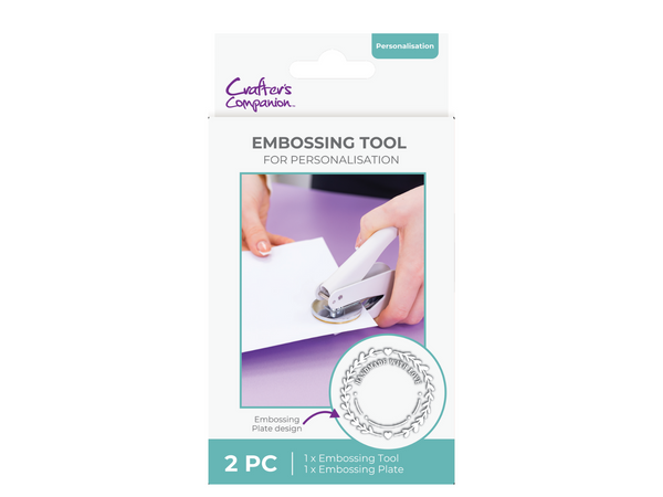 Crafter's Companion - Embossing Tool & Press Plate 2PC Set