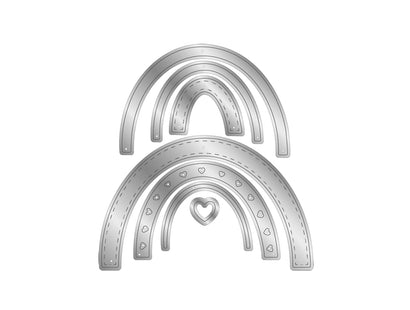 Crafter’s Companion Tiny Treasures Collection Metal Die - Rainbow