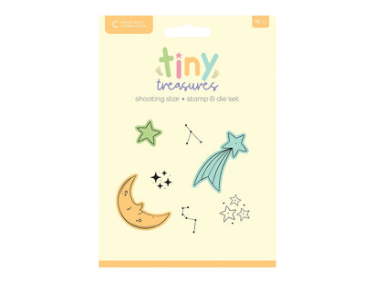 Crafter’s Companion Tiny Treasures Collection Stamp & Die - Shooting Star