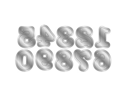 Crafter’s Companion Tiny Treasures Collection Stamp & Die - Small Numbers