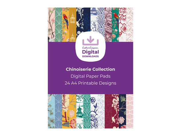 Chinoiserie Collection - Digital Paper Pad