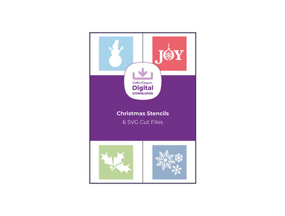 Crafters Companion Stencil Set - Christmas