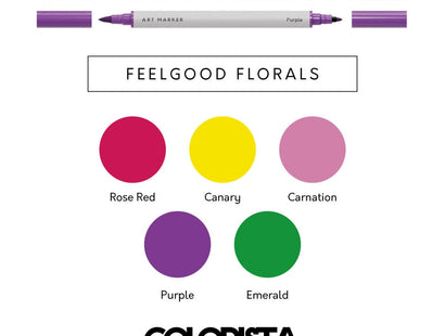 Colorista - Colouring Kit - Feelgood Florals 12pc