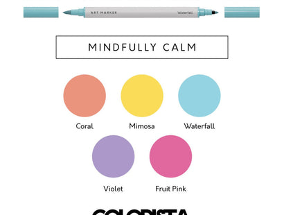 Colorista - Colouring Kit - Mindfully Calm 12pc