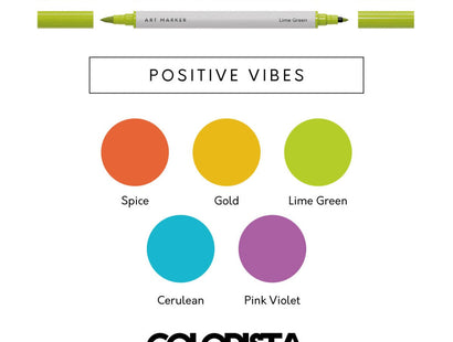 Colorista - Colouring Kit - Positive Vibes 12pc