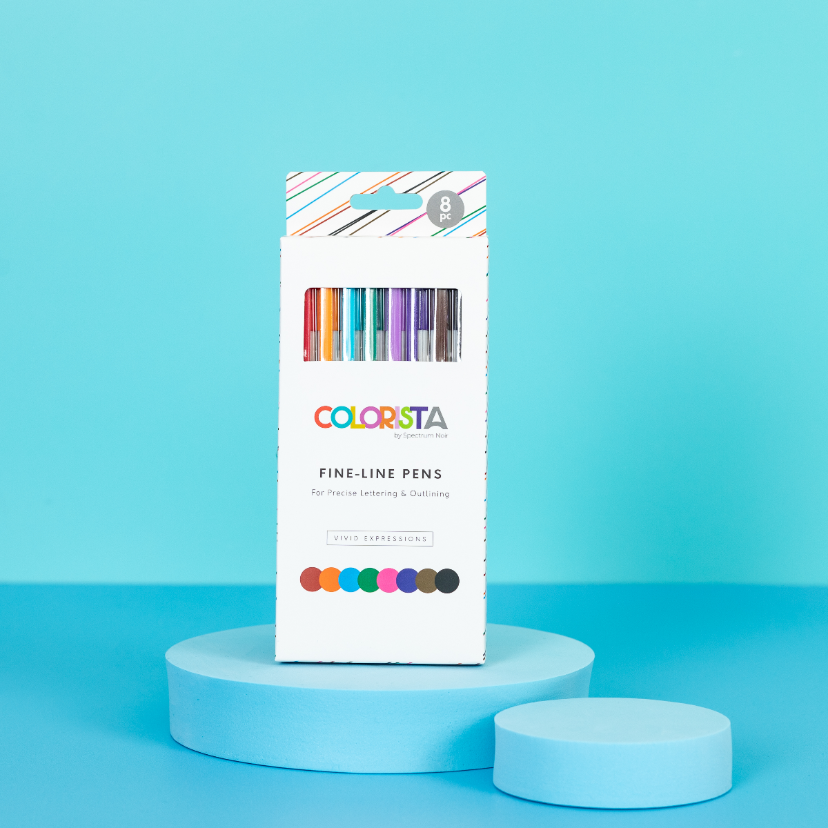 Colorista - Fine-Line Pen - Vivid Expressions 8pc