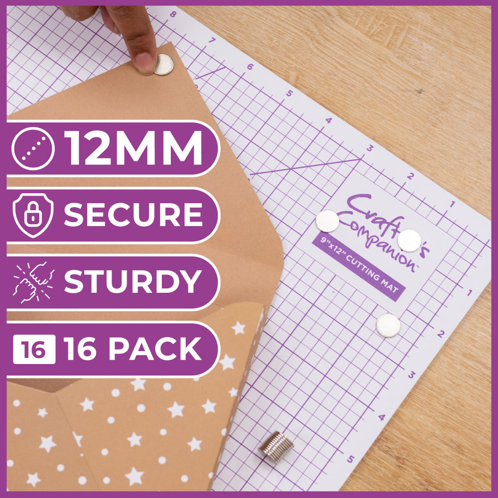 Crafter's Companion - 12mm Craft Magnets (16PC)