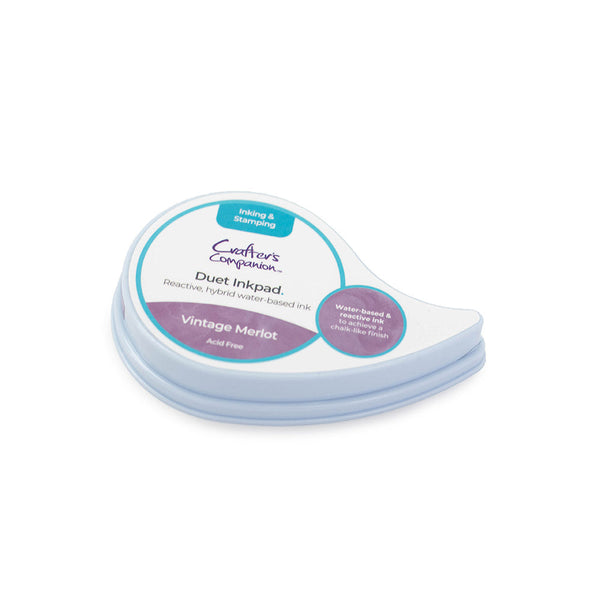 Crafter's Companion Duet Inkpad - Vintage Merlot