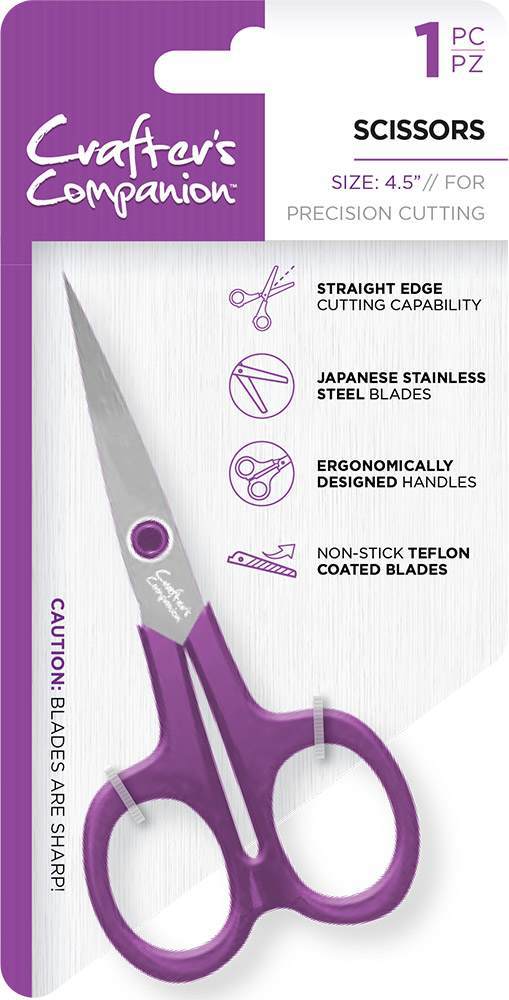 Crafter's Companion Scissors - 4.5" Precision Snips